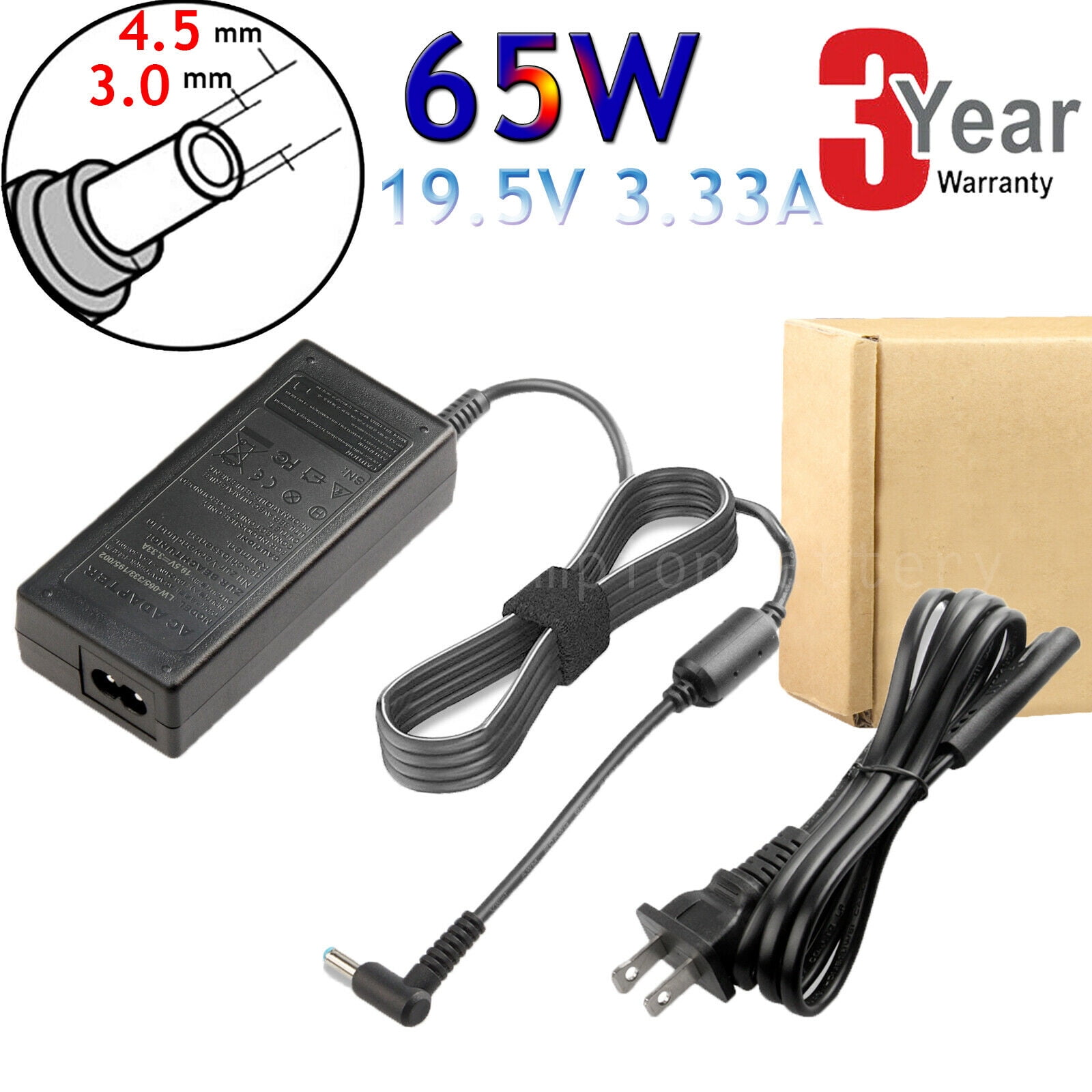 19.5 3.33A AC Power Adapter Charger For HP Chromebook 14 TPNQ152 11 G3