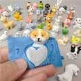 thumbnail image 6 of 24 Pcs Fairy Garden Accessories Blind Box, Resin Farm Animal Miniature Figurines, Mini Landscape Decor for Garden Yard Terrarium Succulent DIY Decoration, 6 of 7