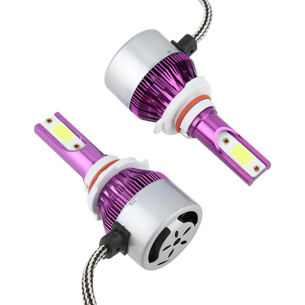 OTVIAP 1 Pair C6 Car LED Headlight H1 H3 H4 H7 H11 9005 9006 Head Lamp