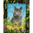 thumbnail image 3 of Carolines Treasures CK3153GF British Shorthair in Sunflowers Flag Garden Size  Small multicolor, 3 of 3