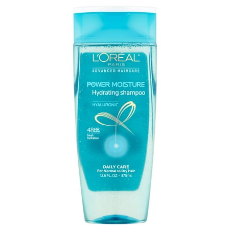 L'Oreal Paris Advanced Haircare Power Moisture Hydrating Shampoo, 12.6 fl