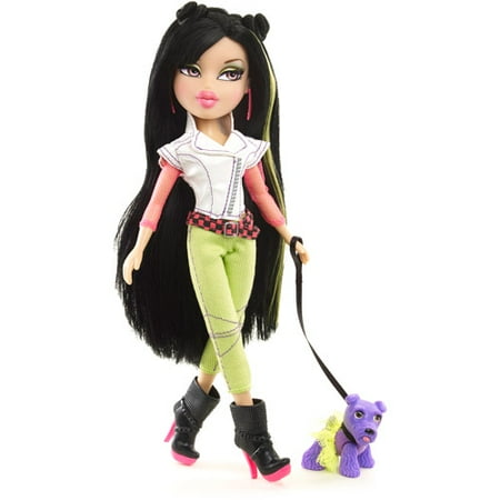 Bratz Neon Runway Jade Doll, Black & Yellow Outfit
