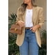 thumbnail image 5 of Blazer PRETTYGARDEN 2025 para mujer, casual, de negocios, color caqui, S, 5 of 6