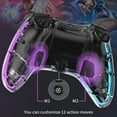 thumbnail image 5 of Manettes de Jeu Rgb Contrôleur de Jeu Bluetooth pour Ordinateur Switch Poignée de Jeu pour Téléphone Mobile Poignée avec Support et Récepteur, 5 of 5