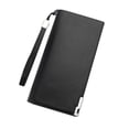 thumbnail image 3 of Minkissy Large Capacity Black PU Wallet for Men with Multiple Card Slots and Phone Pocket, 3 of 6