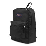 JanSport SuperBreak One Backpacks, Black - Durable, Lightweight Bookbag with 1 Main Compartment, Front Utility Pocket with Built-in Organizer - Premium Backpack