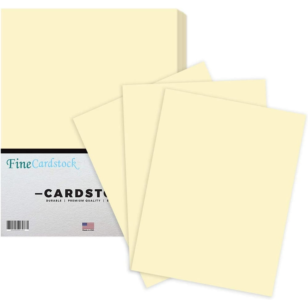 Ivory Card Stock Paper for Stationery Art and Craft, Printing and