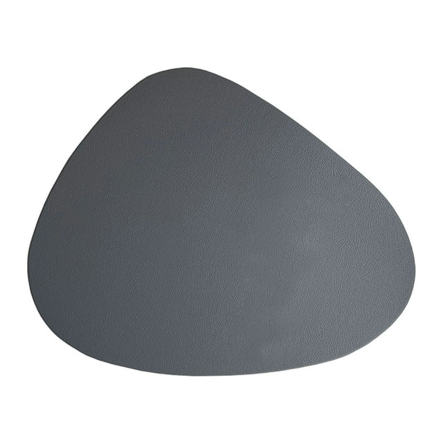 CaiYueKe Waterproof Oil-Proof Heat-Resistant PVC Placemats Modern Geometric Faux-Leather Dining Table Mats Non-Slip Washable Reusable Kitchen Table Protectors for Home Restaurant Indoor Outdoor Use
