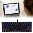 thumbnail image 2 of Teclado mecánico N? Tecla Rollover Wired Portátil 61 Teclas RGB Gaming Keyboard para Ordenador Portátil, 2 of 8