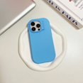 thumbnail image 1 of ML Luxury Solid Color Macaron Oval Frame Phone Case For iPhone 15 14 13 12 11 Pro Max XS X XR Shockproof Matte Soft Silicone Cover, 1 of 7