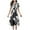 Black-2, variant on TJAZFJPA Mexican Dress Women's Casual Loose Flower Dress Short Sleeve Long Version Summer Beach Elegant Dress Night Dress Gala Dresses for Women Elegant