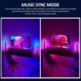 thumbnail image 2 of Tira De Luz Sinfónica Inteligente Led Rgb Con Múltiples Efectos De Iluminación Y Música, Control De Aplicación De 18 Modos De Música, Adecuado Para Tv, Pc, Dormitorio Muyoka Hogar, 2 of 7