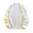 thumbnail image 2 of BLCHUNen Crew Neck Sweatshirts for Men Pullover Long Sleeve Loose Breathable Casual Athletic Active Sports Relaxed Fall Tops, 2 of 7