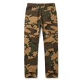 thumbnail image 2 of Men's Cotton Cargo Pants - Multi-Pocket Casual Work Trousers, Breathable Outdoor Pants, 2 of 4