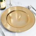 thumbnail image 2 of Efavormart 24 pcs 13" Gold Round Charger Plates Dinner Chargers for Tabletop Decor Holiday Wedding Catering Event Decoration, 2 of 2
