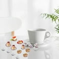 thumbnail image 3 of 15 Pcs Mini Ceramic Tea Cups Set For Dollhouse, Miniature Model Props With Exquisite Design, 3 of 8