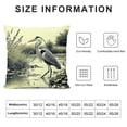 thumbnail image 5 of RUIYC Watercolor Heron Pillow Covers Pelican Throw Pillow Covers Pattern Double Sided Printing Pillow Case for Farmhouse Patio Living Room,, 5 of 5