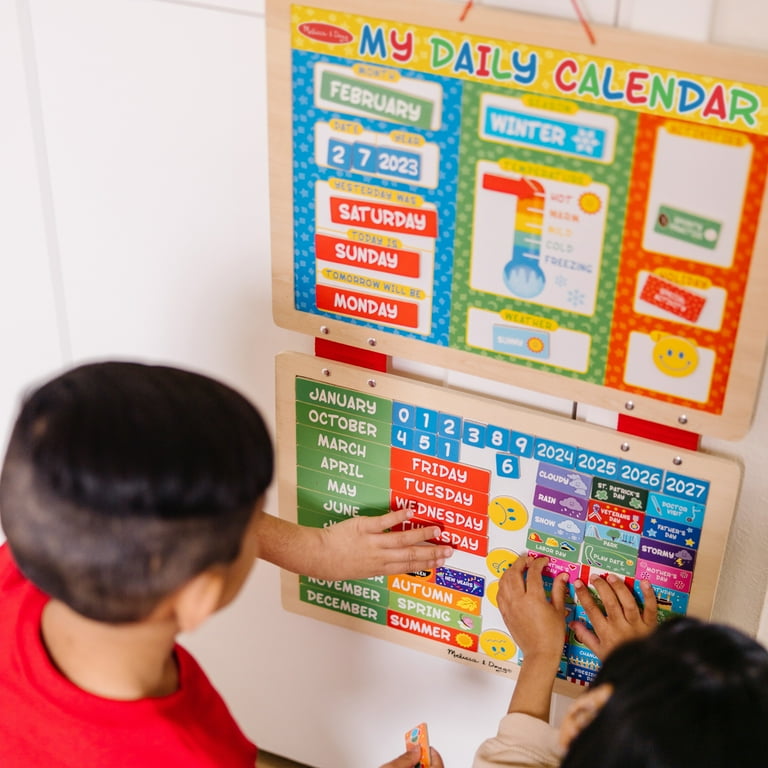 Melissa and doug calendar magnets 2025