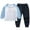 J, variant on Futezty Toddler Boys Girls Clothes Fall Winter Outfit Sets, Baby Boy Girl Long Sleeve Round Neck Color Block Elastic Waist 1T 2T 3T 4T 5T 6T 3PCS Everyday