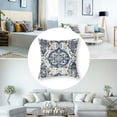 thumbnail image 5 of nygtbtfer Ethnic Throw Pillow Covers  Gray Square Pillow Cases Accent Home Decor For Bedroom Couch Sofa Porch Set Of 2 White, 5 of 7
