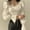 c01White, variant on JGGSPWM Women's Vintage Corset Tops Puff Long Sleeve Square Collar Ruched Bust Ruffled Peplum Sweetheart Blouse White S