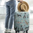 thumbnail image 2 of Dogs with Wine and Glasses Luggage Cover Fashion Suitcase Cover Baggage Covers Fit 25-28 Inch Luggage (Go Travel), 2 of 5