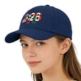 thumbnail image 3 of DAMAI 2026 Soccer Fan Cap – USA, CAN, MEX Host Countries Embroidered Baseball Hat, Adjustable Breathable Cotton Unisex Fit for Soccer Supporters, 3 of 5