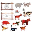 thumbnail image 3 of HOOJOJO The Very Busy Spider Felt Story Set, 14 Pieces Educational Toy with Stickers for Preschool Classroom & Homeschool, Ages 3+, 3 of 10