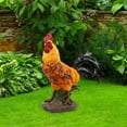 thumbnail image 4 of Estatua de jardín de simulación, artesanía de esculturas de polluelo, s de animales , resina artística para estantería interior al aire Gallo pequeño Soledad estatua de pollito, 4 of 8