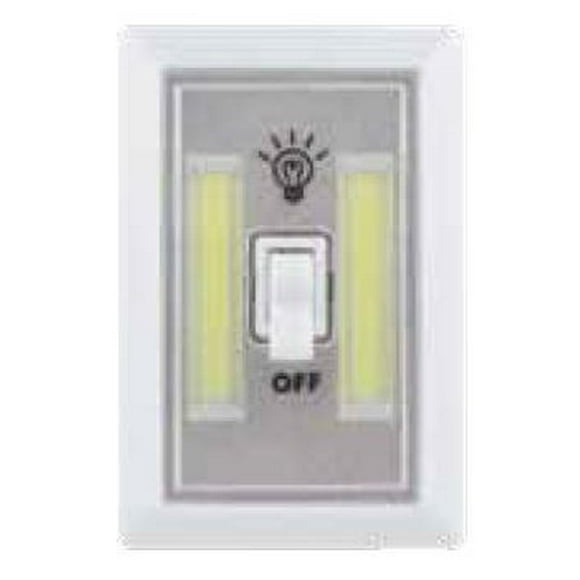 AP Multi Purpose Light - LED 025-020 Glow Max; Cordless Light Switch Used For Illuminating Closets/Cabinets/Under Sinks; Battery Operated; With Switch; 200 Lumens; Glow In The Dark Clear Lens