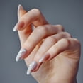 thumbnail image 2 of KISS Gel Fantasy, Press-On Nails, Jelly Princess, Gray, Medium Almond, 28 Count, 2 of 7