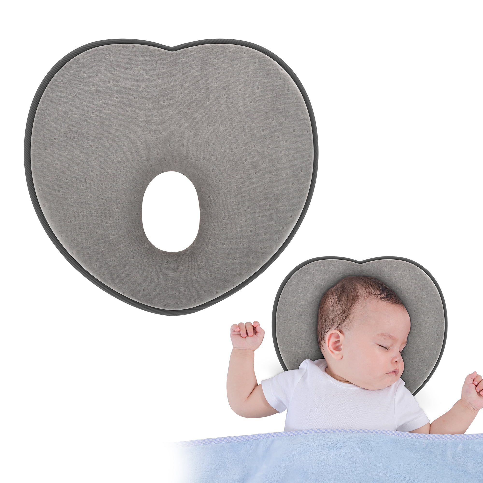 3D Nursing Pillow Adjustable Sleep Memory Foam for Infant Neck Pain Support 