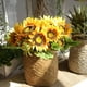 thumbnail image 3 of Ramo de flores de Seda Wosthever Adornos decorativos artificiales de girasol para boda, 3 of 6