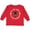 Red, variant on Inktastic A Girl Who Loves Horses Boys or Girls Long Sleeve Toddler T-Shirt