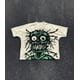 thumbnail image 2 of Camiseta con estampado de grafiti de diablo gótico de verano para hombre, camiseta de pareja de talla grande de hip-hop de calle alta Y2K, top informal gótico de cuello redondo, 2 of 5
