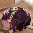 thumbnail image 4 of Kamado Nezuko Round Tablecloth Print Decorative Table Cover Washable Table Cloths for Dining Party Picnic 50x50in, 4 of 8