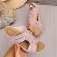thumbnail image 4 of BADHUB Womens Orthopedic Sandals Arch Support Flip Flops Sandals Beach Outdoor Mesh Slides Sandal Summer Casual Boho Beach Shoes Pink 43, 4 of 6