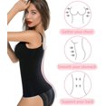 thumbnail image 3 of VASLANDA Women's Shapewear Bodysuit Tummy Control Seamless Everyday Shaping Bodysuits Body ShaperBody Briefer, 3 of 7