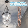 thumbnail image 4 of Unique Bargains 4mm Spring Snap Hook Clips Chain Quick Links Connector Ring Lock 44 Lbs Red Bronze 6 Pack, 4 of 6