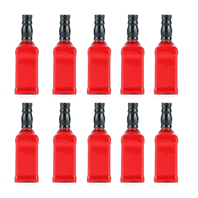 Casa de muñecas en miniatura, modelo de botellas de vino, bonitas botellas de resina, colgantes, accesorio de fotografía