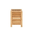 thumbnail image 4 of Riverbay Furniture Bamboo Natural Brown Hamper Rectangular 21.75"W x 15.25"D x 20.5"H Unassembled, 4 of 13