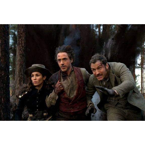 Sherlock Holmes 2 Movie Poster Robert Downey Jr 12x16 Print on Metal Sign 12in x 16in Square Adults Best Posters