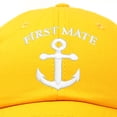 thumbnail image 2 of DALIX First Mate Hat Sailing Baseball Cap Sailor Gift Boating Men Women in Gold, 2 of 6