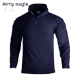 thumbnail image 4 of Camiseta de manga larga para hombre, estilo militar, camuflaje de rana, para exteriores, secado rápido, pantalones cortos para senderismo, material flexible, ajuste cómodo, 4 of 4