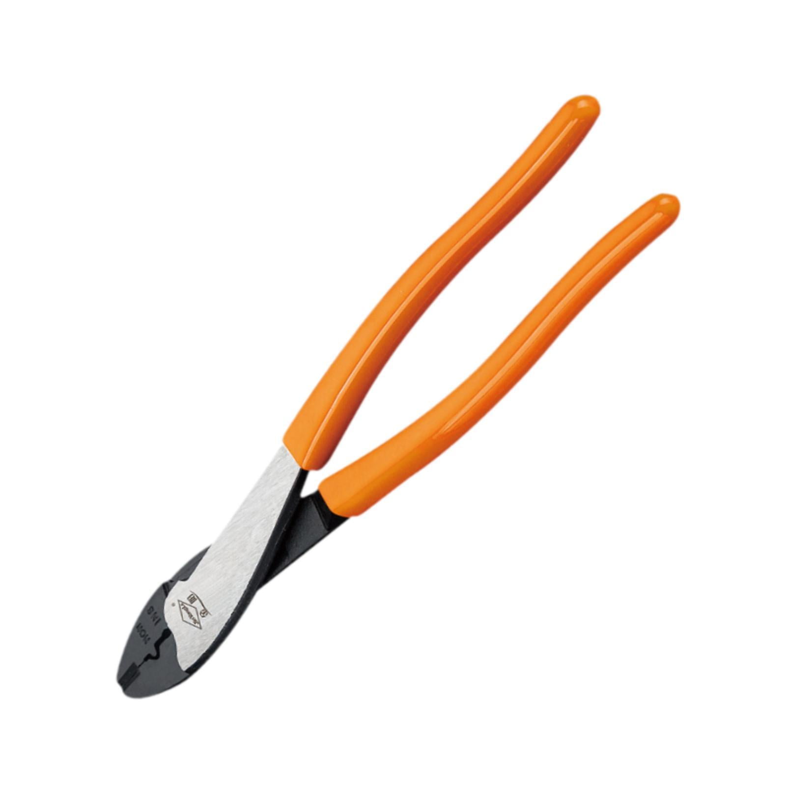 Bothyi Wire Crimper Electricians Pliers Comfortable Grip Wire Crimping Cutting Tool Orange