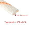 thumbnail image 2 of Uxcell 5pcs Fiberglass Heat Shield Sleeve 4mm(5/32-inch) ID x 2.87ft Sleeving Pipe, 2 of 5