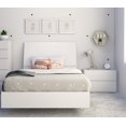 thumbnail image 1 of Nexera 3-Piece Bedroom Set With Bed Frame, Headboard & Nightstand In Twin|White, 1 of 7