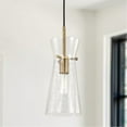 thumbnail image 2 of 1 Light Pendant-Aged Brass Finish Capital Lighting 342411Ad, 2 of 10