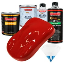 Pro Street Red Premium Quart URETHANE BASECOAT CLEARCOAT Car Auto Body Paint Kit