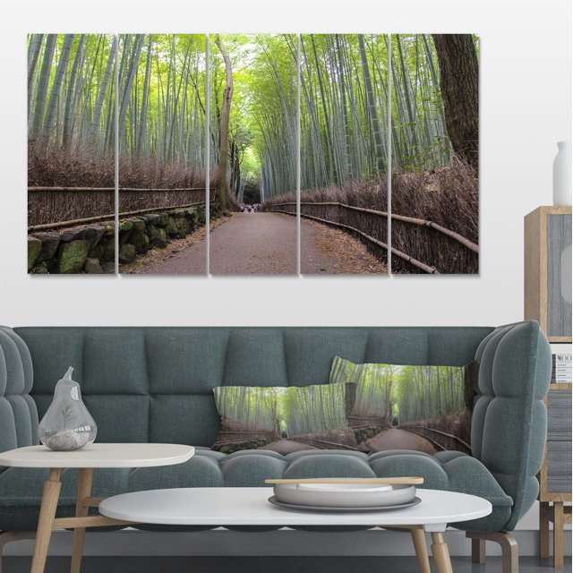 Arashiyama Bamboo Path Japan - Forest Canvas Wall Art Print